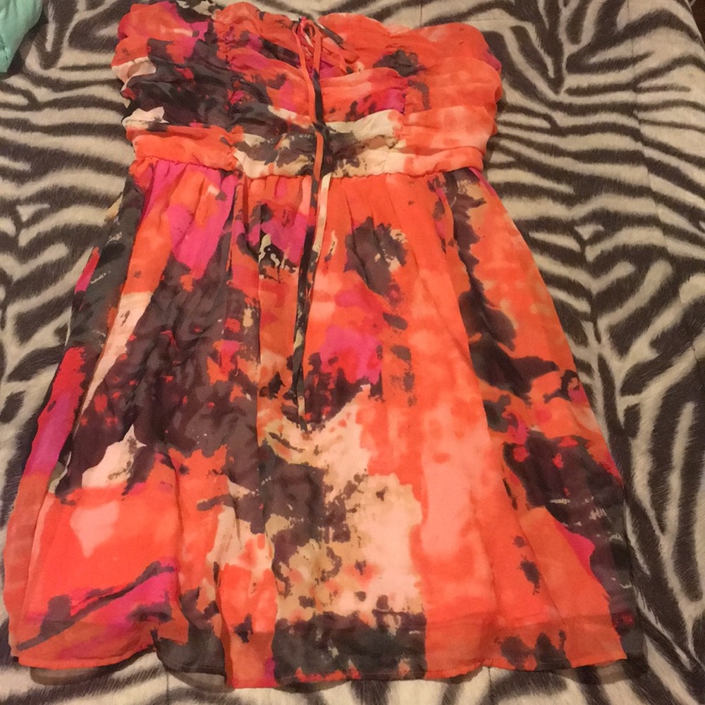 Colorful mini dress